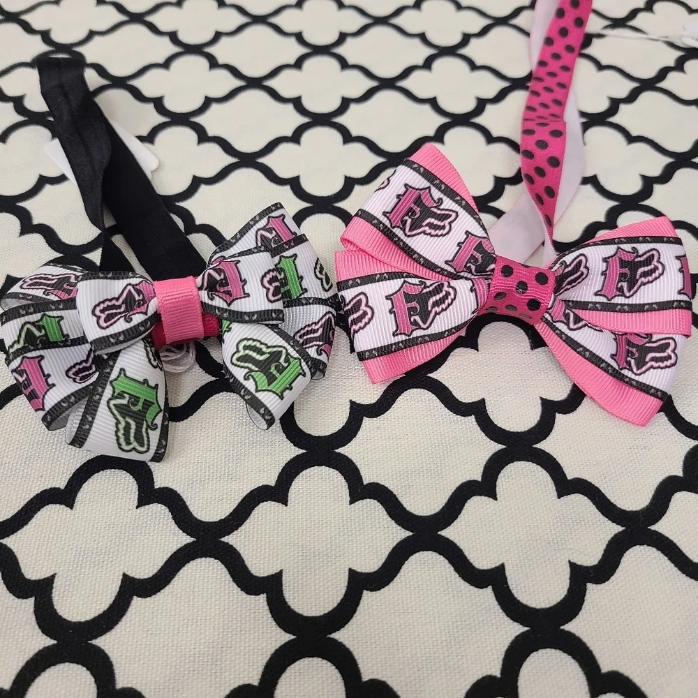 Bundle of 6 FOX Racing Headbands Black Pink Green